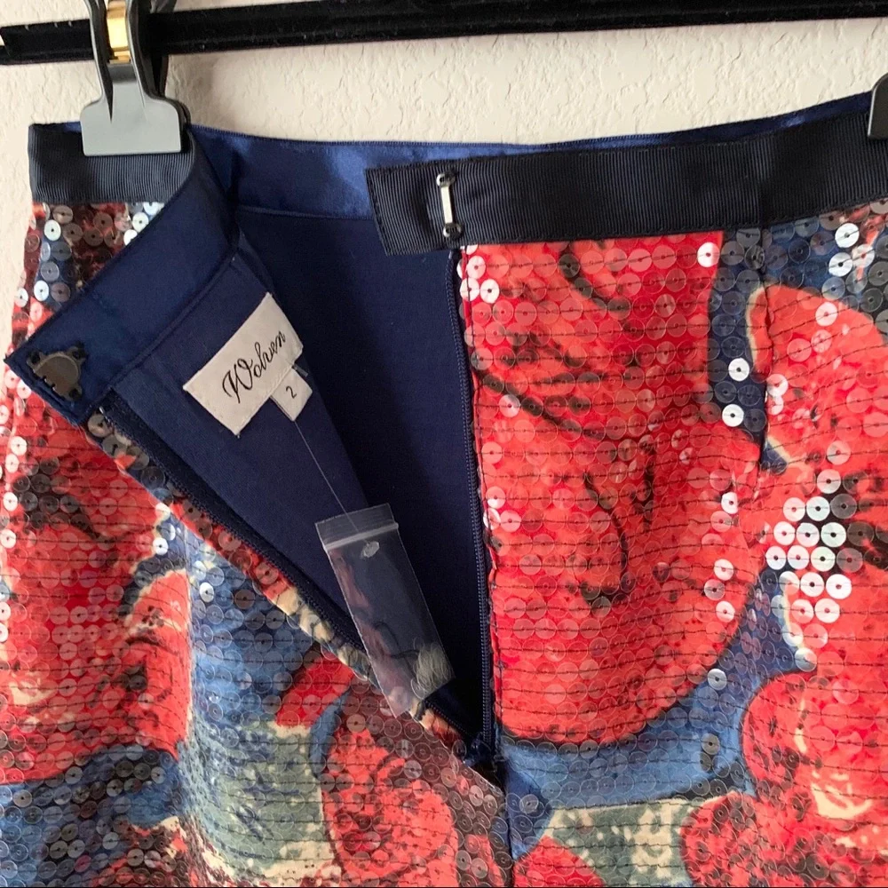Anthropologie sequin pencil skirt